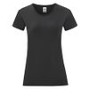 Футболка "Ladies Iconic", черный, S, 100% хлопок, 150 г/м2