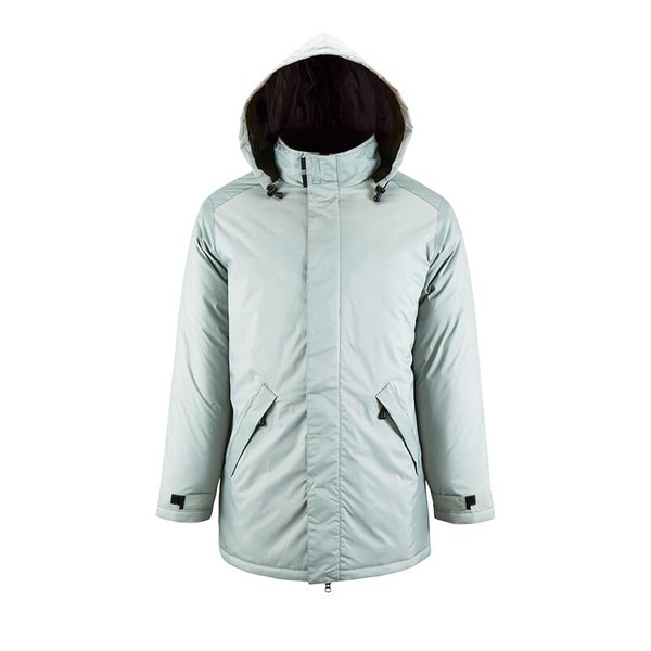 Куртка-парка унисекс ROBYN 170 - Куртка мужская ROBYN, серый, XS, 100% п/э, 170 г/м2