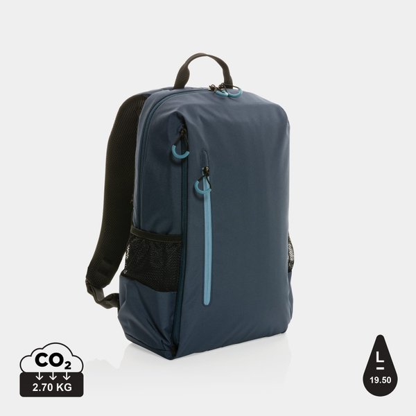 Рюкзак для ноутбука Impact Lima из rPET AWARETM, RFID, 15.6" - Рюкзак для ноутбука Impact Lima из rPET AWARETM, RFID, 15.6"