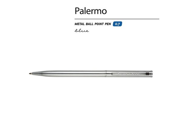 Ручка металлическая шариковая «Palermo» - Ручка металлическая шариковая «Palermo»