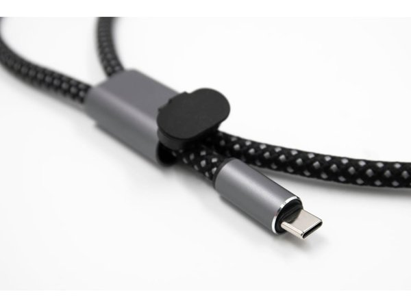 Ремешок-держатель для телефона с зарядным кабелем USB-C - USB-C «Lany Wristband Charge Eco» - Ремешок-держатель для телефона с зарядным кабелем USB-C - USB-C «Lany Wristband Charge Eco»