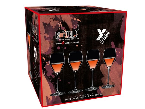 Набор бокалов Champagne Rose, 322 мл, 4 шт. - Набор бокалов Champagne Rose, 322 мл, 4 шт.