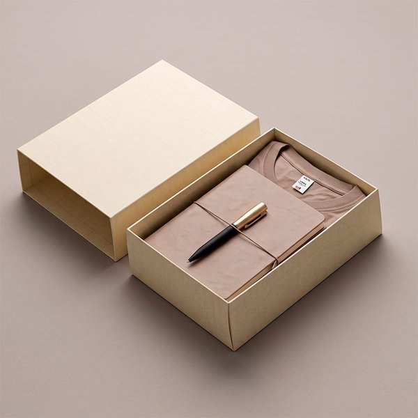 Набор подарочный Welcome Box: футболка LIBRA размер M/L, ежедневник, ручка в коробке - Набор подарочный Welcome Box: футболка LIBRA размер M/L, ежедневник, ручка в коробке