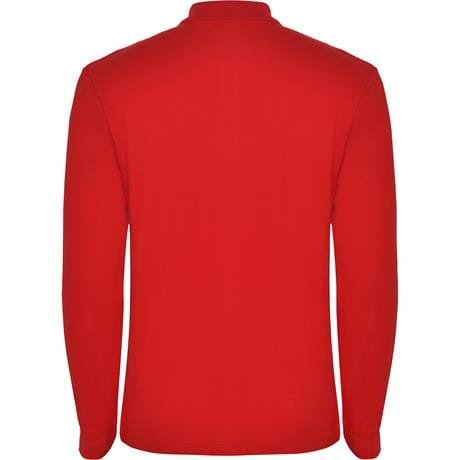 Футболка поло ESTRELLA L/S мужская - Футболка поло ESTRELLA L/S мужская, КРАСНЫЙ M