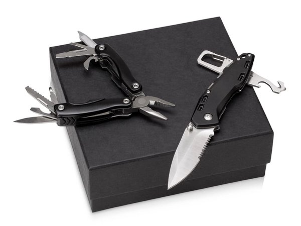 Подарочный набор с мультитулом и ножом «Blacksmith» - Подарочный набор с мультитулом и ножом «Blacksmith»