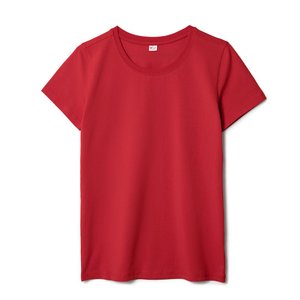 футболка женская t-bolka stretch lady, темно-красная