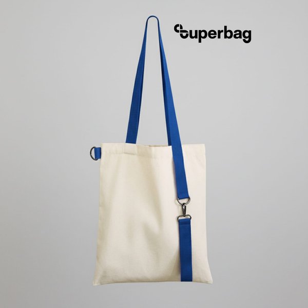 Шоппер Superbag с ремувкой 4sb - Шоппер Superbag с ремувкой 4sb (неокрашенный с синим)