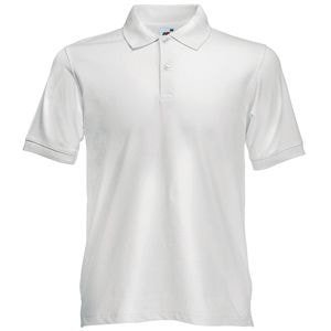 Поло мужское SLIM FIT POLO 210 - Поло "Slim Fit Polo", белый_2XL, 97% х/б, 3% эластан, 210 г/м2