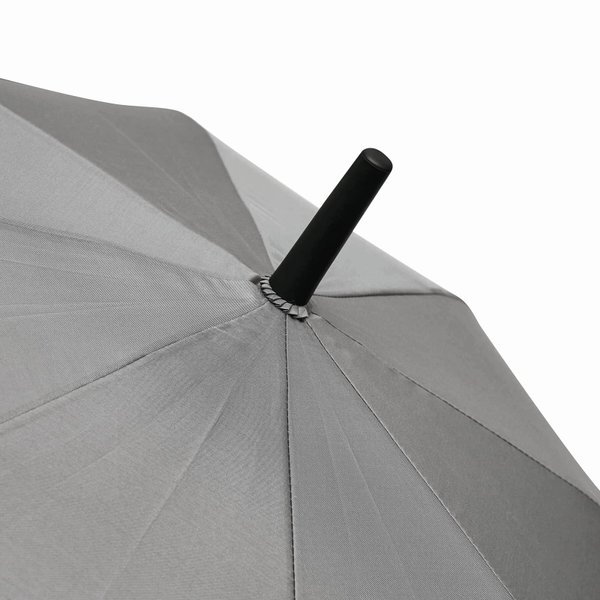 Автоматический зонт-трость против ветра WIND, светло-серый - Автоматический зонт-трость против ветра WIND, светло-серый