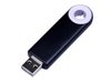 USB 2.0- флешка промо на 64 Гб прямоугольной формы, выдвижной механизм