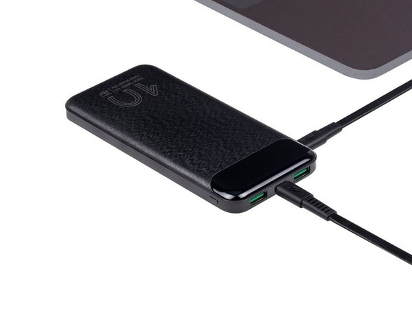 Внешний аккумулятор с дисплеем, 10000 mAh - Внешний аккумулятор с дисплеем, 10000 mAh