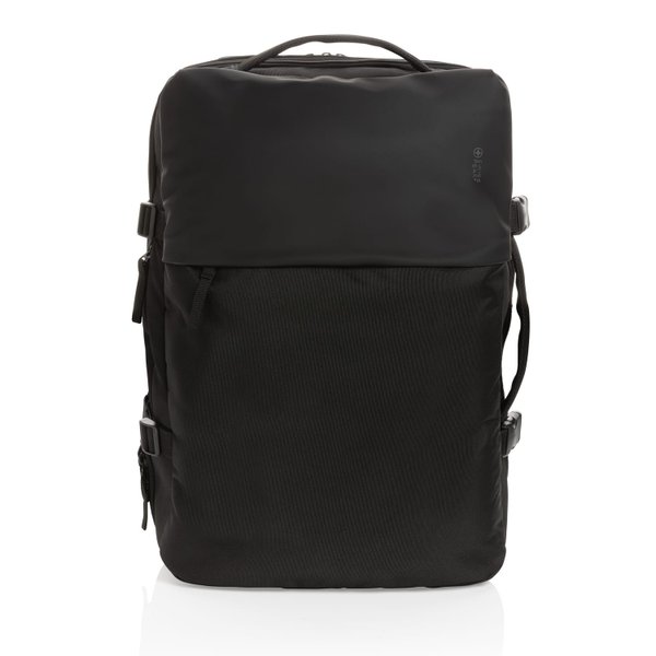 Рюкзак для путешествий Swiss Peak из rPET AWARE™ с регулируемым объемом, 15.6" - Рюкзак для путешествий Swiss Peak из rPET AWARE™ с регулируемым объемом, 15.6"