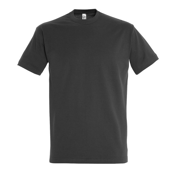 Футболка мужская IMPERIAL 190 - Футболка мужская IMPERIAL, антрацит, S, 100% хлопок 190г/м2