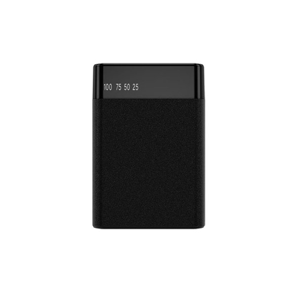 Внешний аккумулятор в металлическом корпусе Apria, 10000 mAh - Внешний аккумулятор в металлическом корпусе Apria, 10000 mAh, черный