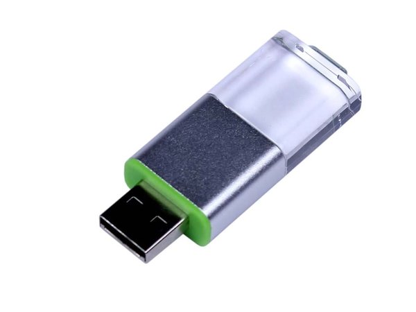 USB 2.0- флешка промо на 32 Гб прямоугольной формы, выдвижной механизм - USB 2.0- флешка промо на 32 Гб прямоугольной формы, выдвижной механизм