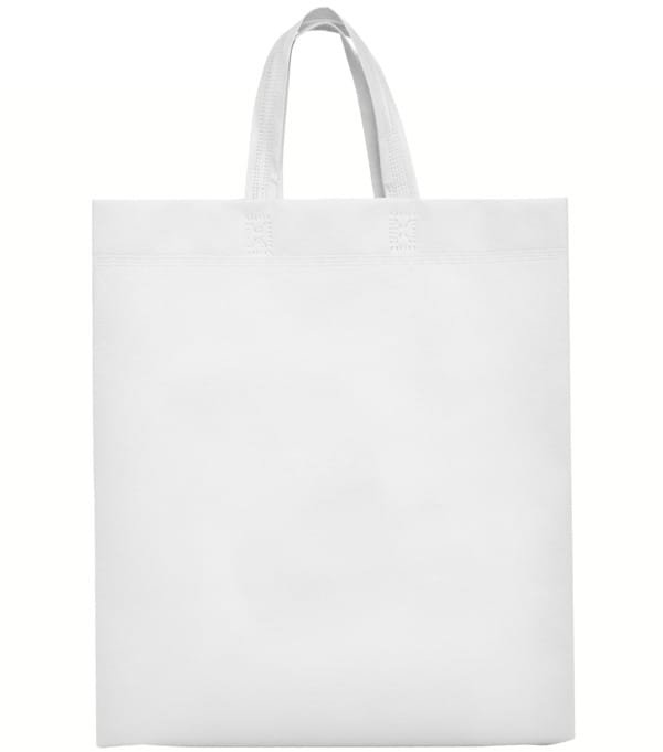 LAKE Нетканая сумка 40X35X12 WHITE - LAKE Нетканая сумка 40X35X12 WHITE