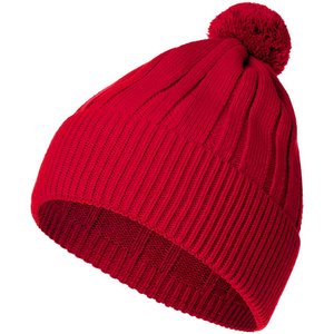 шапка knit beat, красная