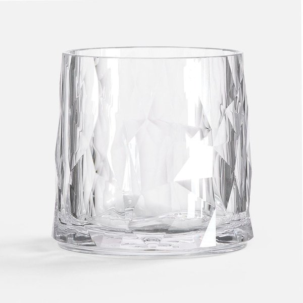 Стакан небьющийся Sate Crystal, вращающийся, прозрачный