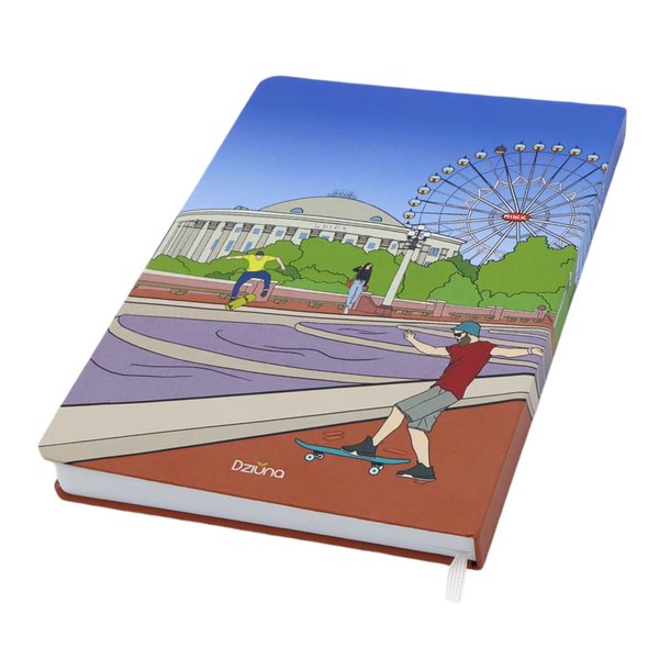 Записная книжка A5 Dziuna - Записная книжка A5 Dziuna Театр в клетку 15 x 21 см
