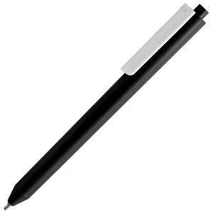 ручка шариковая pigra p03 mat, черная с белым