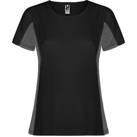 Спортивная футболка SHANGHAI WOMAN женская - Спортивная футболка SHANGHAI WOMAN женская, ЧЕРНЫЙ/ТЕМНЫЙ ГРАФИТ S