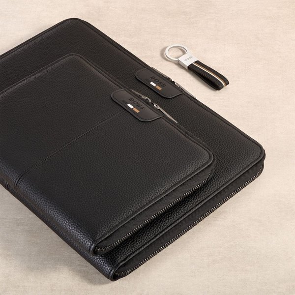 Конференц-папка на молнии A4 EMBLEMATIC BLACK - Конференц-папка на молнии A4 EMBLEMATIC BLACK