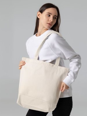 холщовая сумка shopaholic, неокрашенная