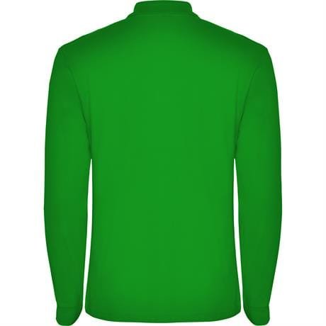 Футболка поло ESTRELLA L/S мужская - Футболка поло ESTRELLA L/S мужская, ТРАВЯНОЙ ЗЕЛЕНЫЙ S