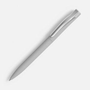 ручка шариковая pin soft touch, серая
