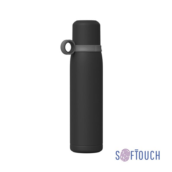Термос "Урал" 600 мл, покрытие soft touch - Термос "Урал" 600 мл, покрытие soft touch черный