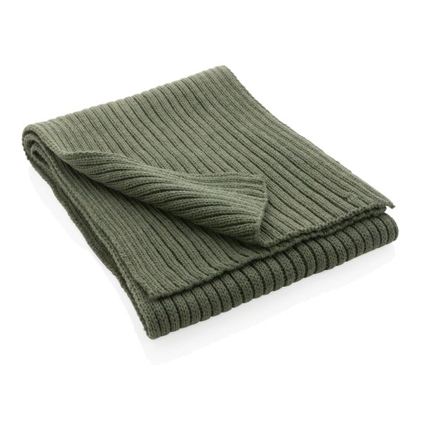 Вязаный шарф Impact из Polylana® AWARE™, 180x25 см - Вязаный шарф Impact из Polylana® AWARE™, 180x25 см