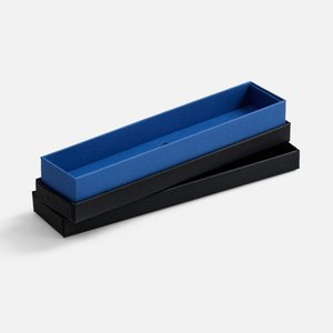 футляр nastro для 1 ручки, черный с синим