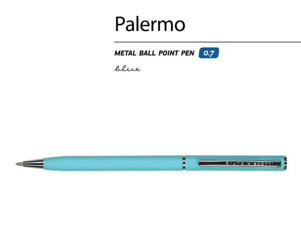Ручка металлическая шариковая «Palermo», софт-тач - Ручка металлическая шариковая «Palermo», софт-тач
