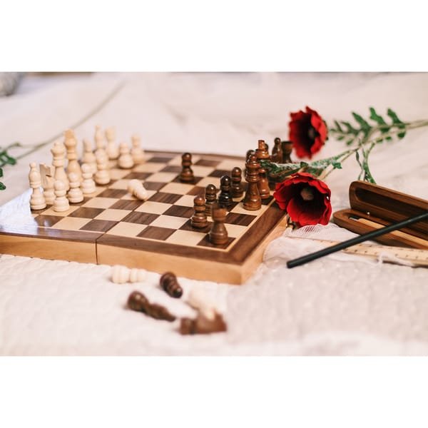 Деревянные шахматы, коричневые - Деревянные шахматы, коричневые