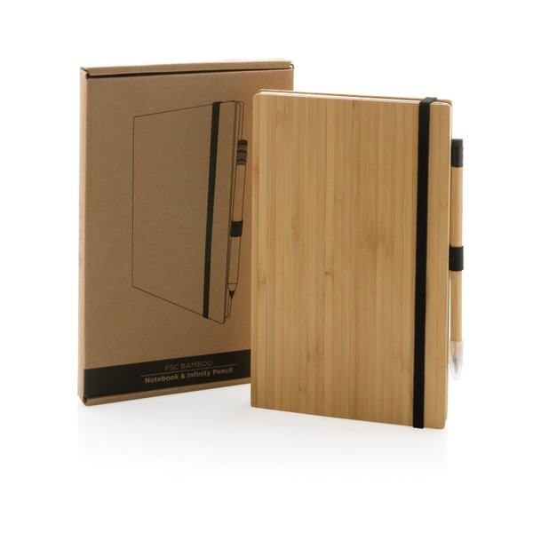 Блокнот с вечным карандашом Bamboo FSC® - Блокнот с вечным карандашом Bamboo FSC®