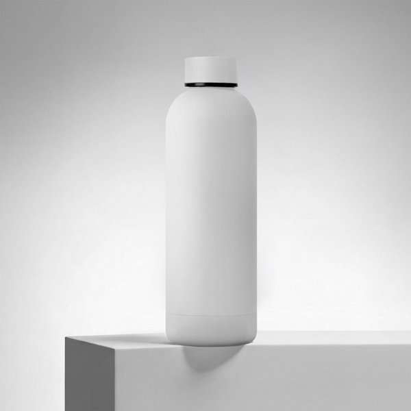 Вакуумная термобутылка с медной изоляцией «Cask», soft-touch, тубус, 500 мл - Вакуумная термобутылка с медной изоляцией «Cask», soft-touch, тубус, 500 мл