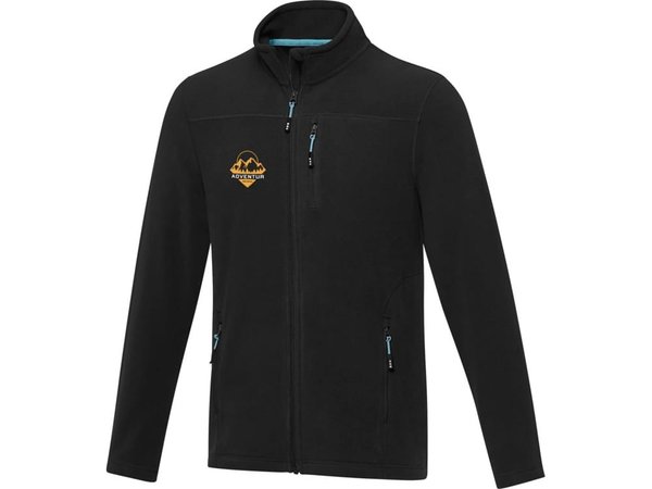 Куртка флисовая «Amber» мужская из переработанных материалов - Куртка флисовая «Amber» мужская из переработанных материалов
