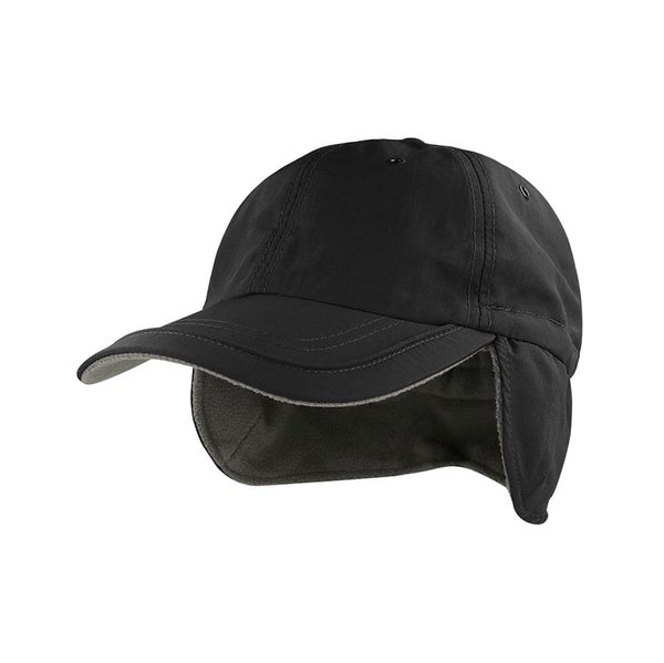 Бейсболка SNOW FLAP STOPPER-S - Бейсболка "TECHNO FLAP-S", чёрный, 100% нейлон, подклад: 100% полиэстер, 120 г/м2