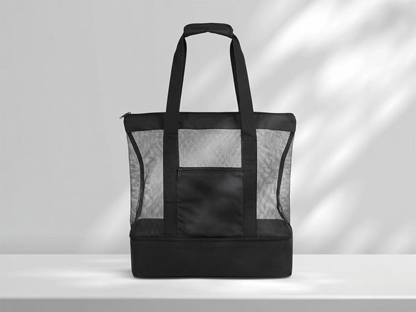 Сумка для шопинга и пляжа «Coolmesh» с изотермическим отделением внизу - Сумка для шопинга и пляжа «Coolmesh» с изотермическим отделением внизу