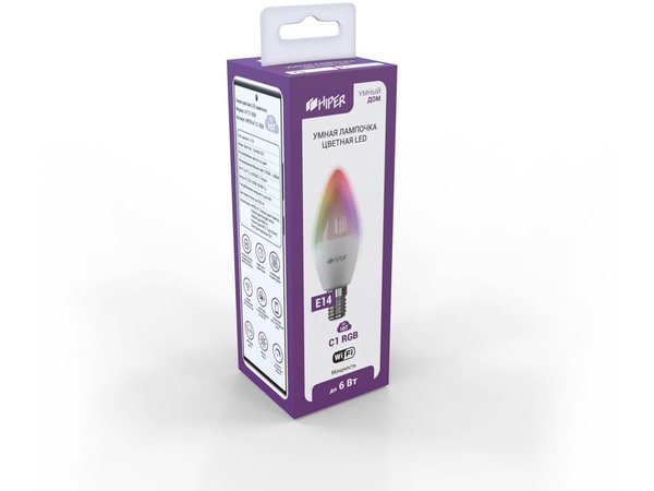 Умная LED лампочка «IoT C1 RGB» - Умная LED лампочка «IoT C1 RGB»