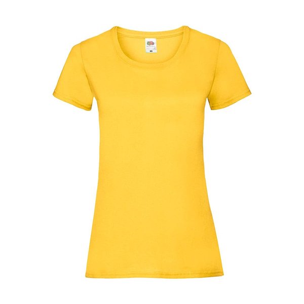 Футболка женская LADY FIT VALUEWEIGHT T 165 - Футболка "Lady-Fit Valueweight T", солнечно-желтый_S, 100% хлопок, 165 г/м2