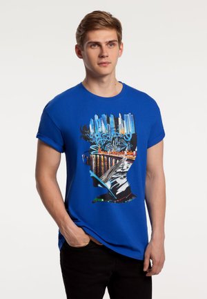 футболка moscow boy, ярко-синяя