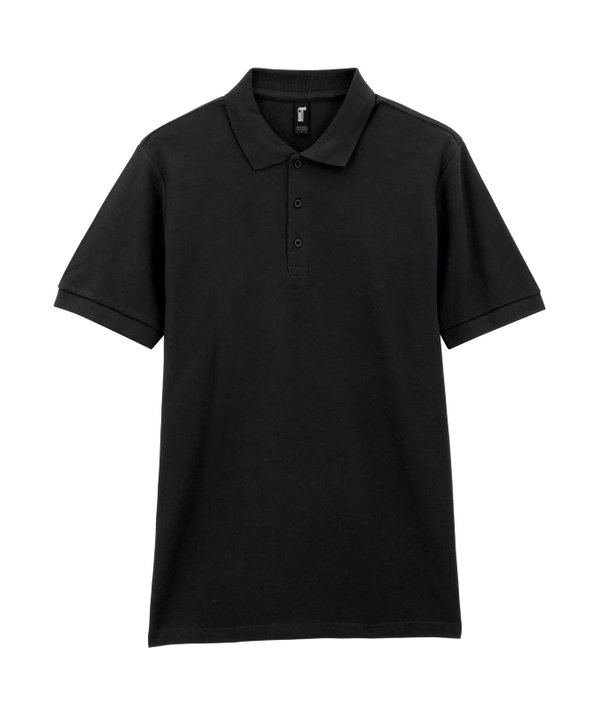 Футболка поло PREMIUM COTTON ADULT DOUBLE PIQUE - Футболка поло PREMIUM COTTON ADULT DOUBLE PIQUE, ЧЕРНЫЙ L