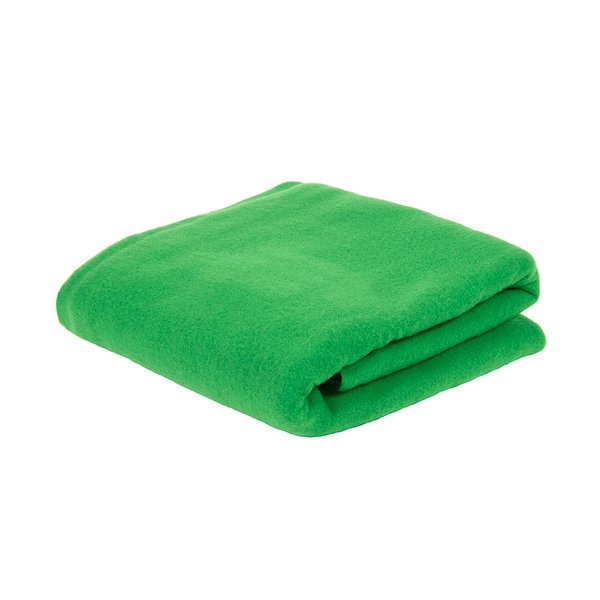 Плед PLAIN, 100х140 см, флис 150 гр/м2, 100% полиэстер - Плед PLAIN; зеленый; 100х140 см; флис 150 гр/м2