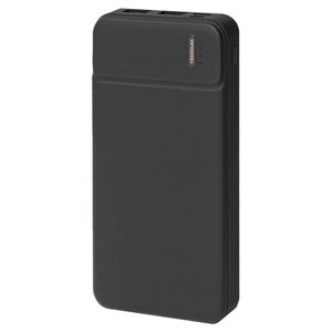 универсальный аккумулятор flash 10 (10000 мач) с подсветкой и soft touch,черный,13,7х6,87х1,55мм
