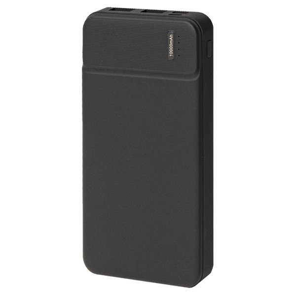 Универсальный аккумулятор Flash 10 (10000 мАч) с подсветкой и soft touch,черный,13,7х6,87х1,55мм - Универсальный аккумулятор Flash 10 (10000 мАч) с подсветкой и soft touch,черный,13,7х6,87х1,55см