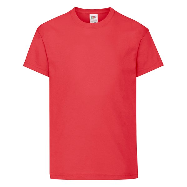 Футболка детская KIDS ORIGINAL T 140 - Футболка детская "Kids Original T", красный, 5-6 лет, 100% хлопок, 145 г/м2