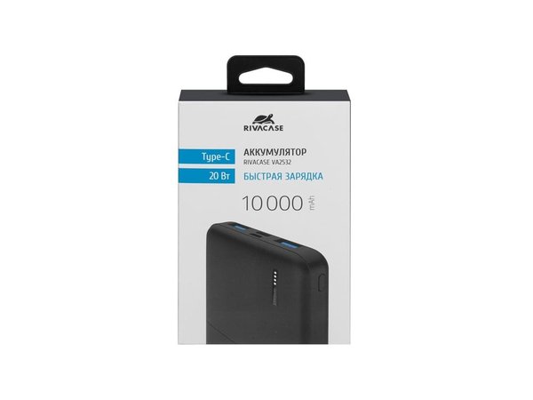 Внешний аккумулятор с быстрой зарядкой QC/PD VA2532, 10000 mAh - Внешний аккумулятор с быстрой зарядкой QC/PD VA2532, 10000 mAh