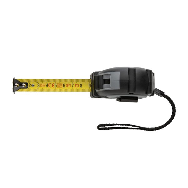 Рулетка Grip из переработанного пластика RCS, 3 м/16 мм - Рулетка Grip из переработанного пластика RCS, 3 м/16 мм