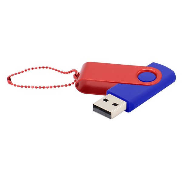 Флешка Designer To Go 2.0 USB 16Gb - Флешка Designer To Go 2.0 USB 16Gb, синий/красный